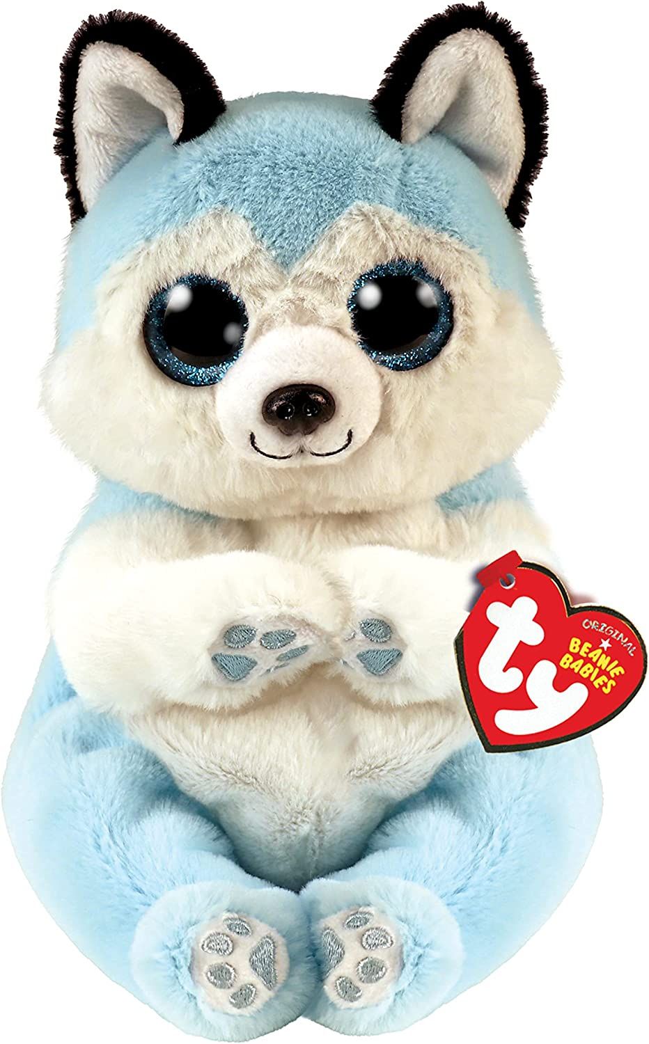 Peluche Ty Beanie Babies Cane Husky Thunder 20 cm
