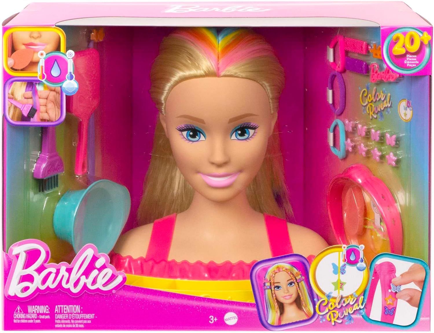 Barbie Hairstyle capelli arcobaleno