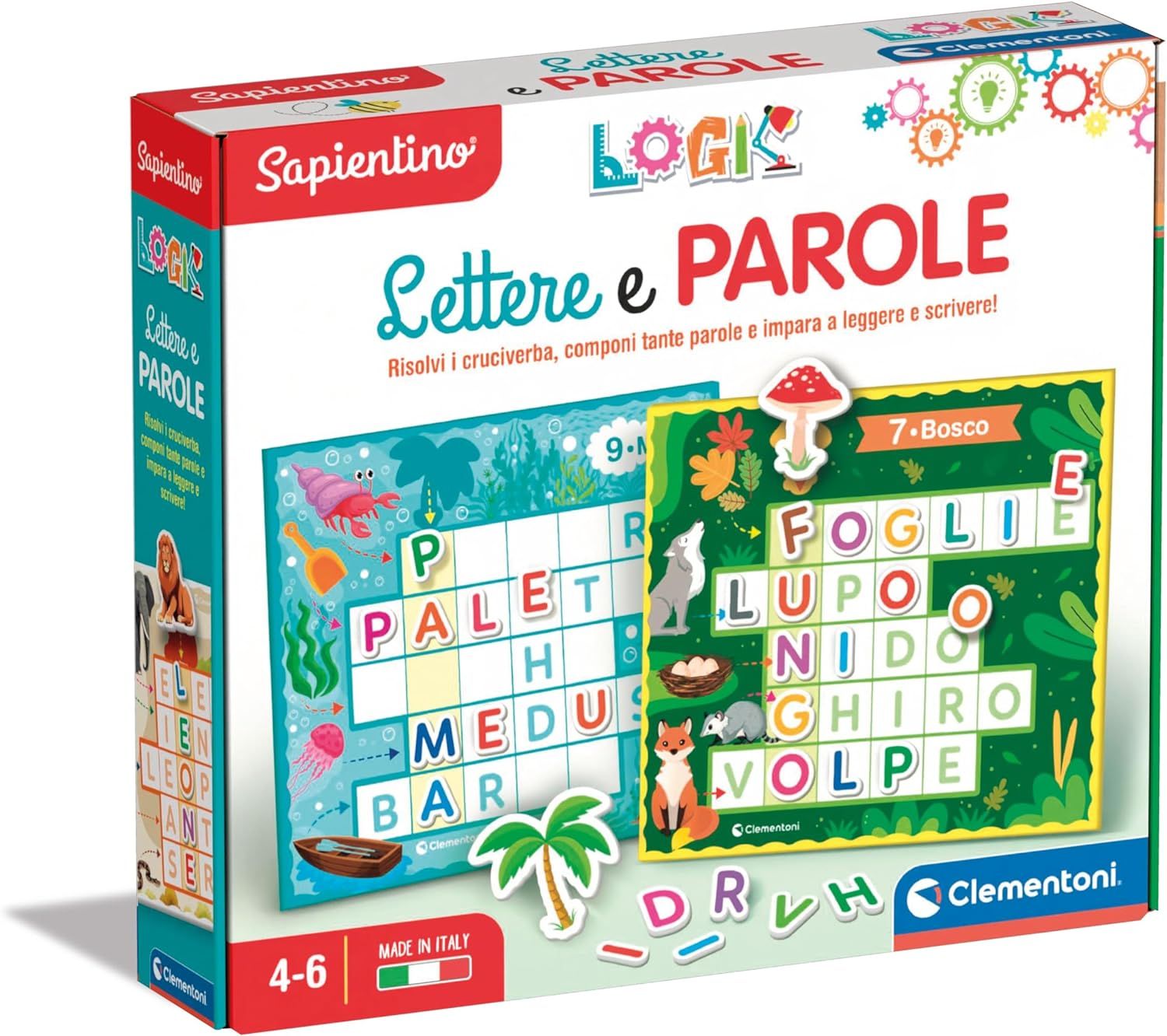 Gioco Educativo Lettere E Parole Montessori Gioco Educativo Headu