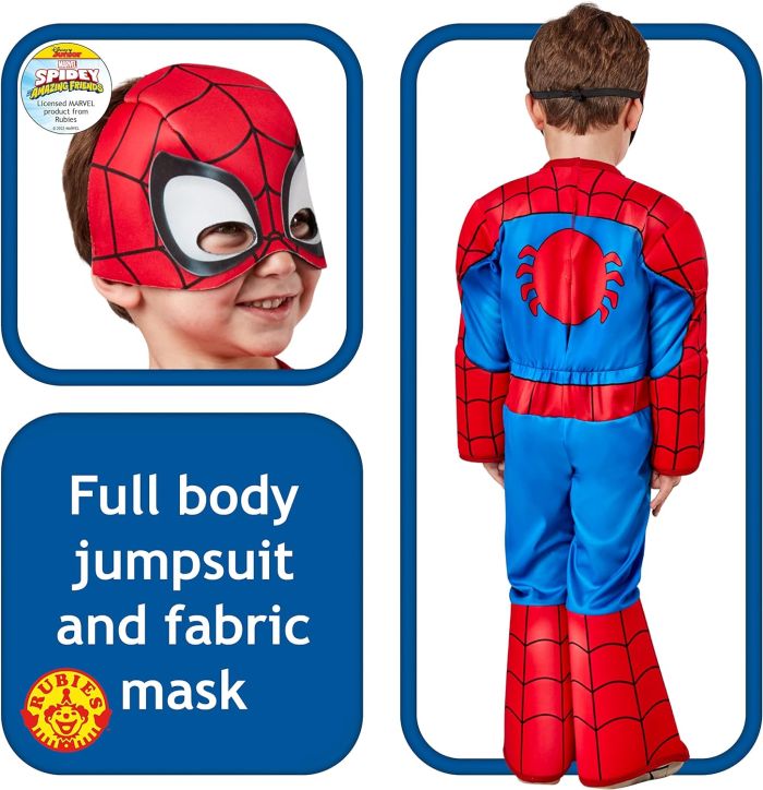 Vestito Spiderman Spider taglia Xs 2 3 ANNI