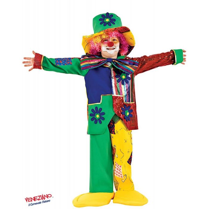 Pagliaccetta Vestiti Carnevale Bambini Veneziano Pagliaccetta