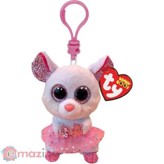 Peluche Ty Beanie Boos Porta Chiavi Topolina Ballerina