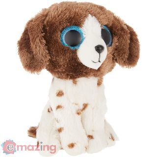 Peluche Beanie Boos Muddles Cane Bianco e Marrone