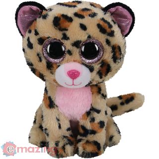 Peluche TY Beanie BooS livvie Leopardo