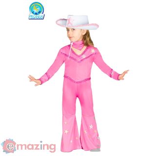 Vestito Carnevale Barbie Cow Girl Età 4/5 Anni COD. 0109 (83 cm)