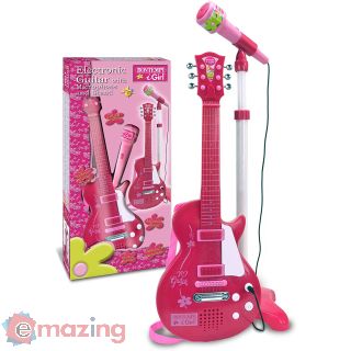 Chitarra Rock con Microfono da Palcoscenico per L'Amplificazione Della Voce