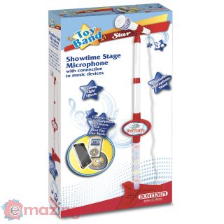 Toy Band Star. Microfono Da Palcoscenico O Da Tavolo Asta Regolabile In Altezza Connessione A Dispositivi Esterni