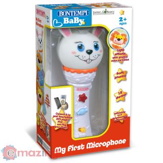 Baby Microfono con Testa Animali Ass.