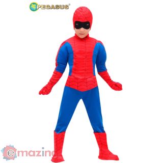 Vestito Carnevale Spider-Man Età 4/5 Anni (83 cm) COD. 0698