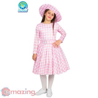 Vestito Carnevale Bambola Rosa Età 5/6 Anni COD. 1069