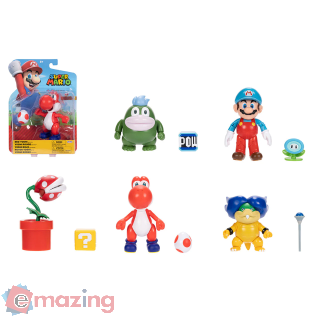 Personaggio Super Mario 13 Cm - 5 Assortiti