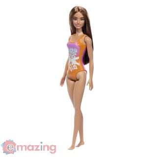 Barbie Castana in Costume Spiaggia Hxx50