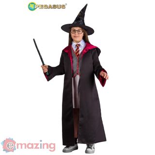 Vestito Carnevale Maga Età 8/9 Anni (Hermione, Harry Potter, Magia) (115 cm) COD. 1951