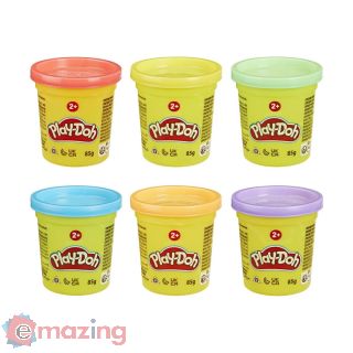 Play-doh Vasetto Singolo,colore Verde,hasbro,eta 2+