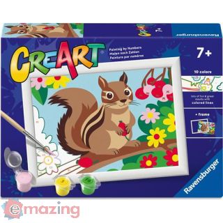 Ravensburger Creart Serie e - Scoiattolo Vivace