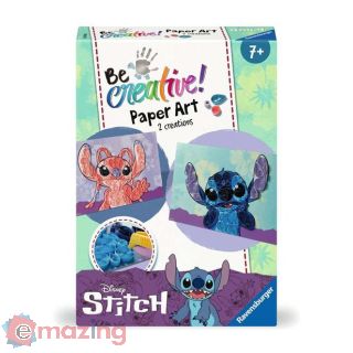 Ravensburger - Be Creative Midi: Paper Art Stitch, Attività Creativa Dai 7 Anni
