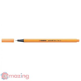 Penna Stabilo Point 88 88/54 - Arancione Neon con Punta Fine 0.4 mm