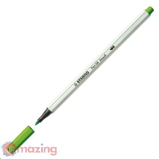 Pennarello Stabilo Pen 68 Brush 568/43 - Verde Foglia con Punta a Pennello