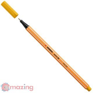 Penna Stabilo Point 88 88/87 - Giallo Curry con Punta Fine 0.4 mm