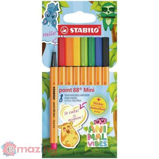 Fineliner Point 88 Mini Astuccio 8 Colori