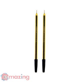 Staedtler Conf. 2 penne a sfera Noris Stick sezione esagonale colore Nero
