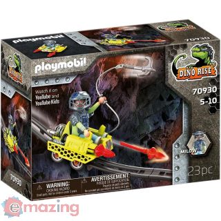 Playmobil - Dino rise: carrello lanciarazzi