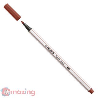 Pennarello Stabilo Pen 68 Brush 568/75 - Terra di Siena Bruciato con Punta a Pennello