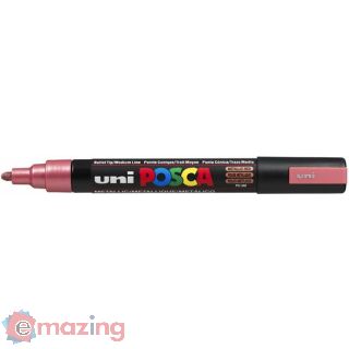 Pennarello Uni Posca Rosso Metal Punta M