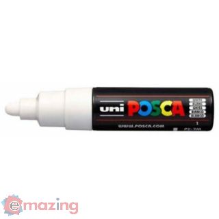 Marcatore Uni-ball Pc-7m Blanco Bianco