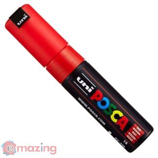 Marcatore Uni Posca Rosso Punta Tonda