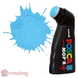 Pennarello Uni Posca Mop'r Azzurro