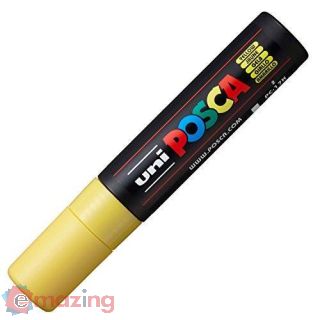 Marcatore Uni Posca a Tempera Uni-ball Giallo a Scalpello 15 Mm M Pc17k G