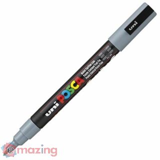 Marcatore Uni Posca Grigio Punta Fine