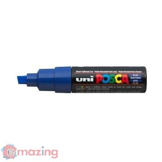 Pennarello Uni Posca Blu P. Scalpello