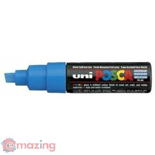 Marcatore Uni Posca Azzurro P. Scalpello