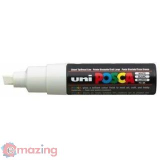 Marcatore Uni Posca Bianco P. Scalpello