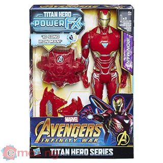 Hasbro. Avengers. Titan Hero. Infinity War. Iron Man con Power Pack