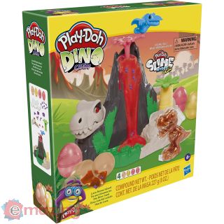 Play-Doh Slime Dino L'isola dei Dinosauri Playset con HydroGlitz
