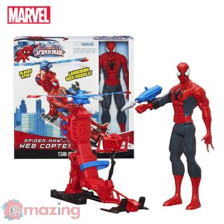 Spiderman con elicottero lancia missili