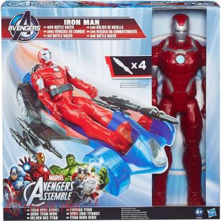 Titan Hero Iron Man Con Veicolo