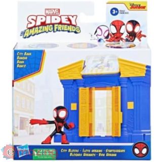 Spidey and his amazing friends city bank blocks