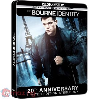 The Bourne Identity. The 20th Anniversary Steelbook (Blu-ray + Blu-ray Ultra HD 4K)