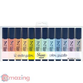 Box Evidenziatori Shine 12 Pz