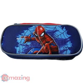 Spiderman astuccio ovale blu