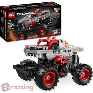 Lego Technic 42200 Pull-back Thunderroarus, Monster Truck Giocattolo da Costruire, Giochi Bambini 7+, Regalo Fan Monster Jam