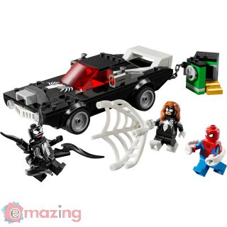 Lego Marvel 76309 Spider-man Contro Muscle Car di Venom, Macchina Giocattolo da Costruire con 3 Minifigure, Gicohi Bambini 7+