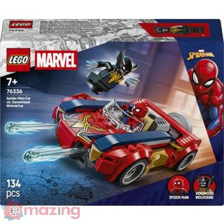 Lego Super Heroes Marvel (76336). Auto di Spider-man Vs. Venomized Wolverine