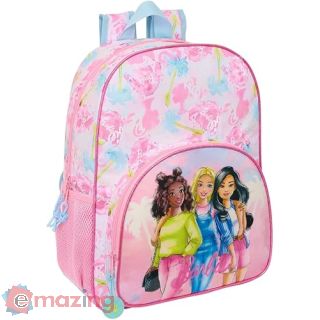 Zaino Scuola 2 Zip Barbie Painterly Rosa