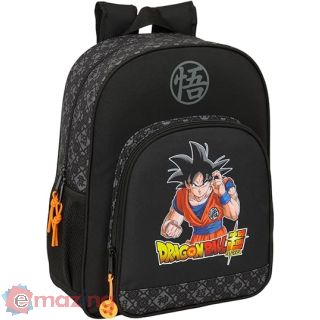 Zaino Scuola 2 Zip Dragon Ball Nero