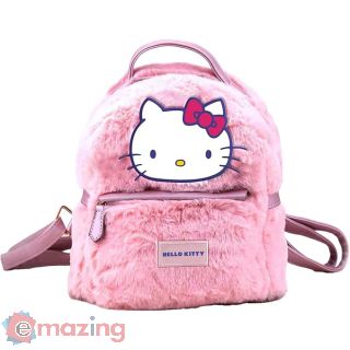 Zaino Asilo Peluche Hello Kitty Rosa